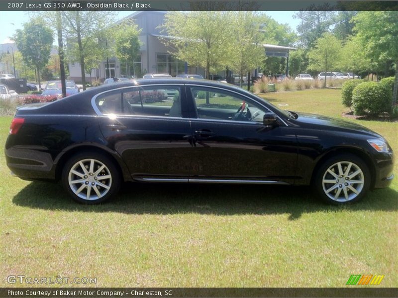 Obsidian Black / Black 2007 Lexus GS 350 AWD