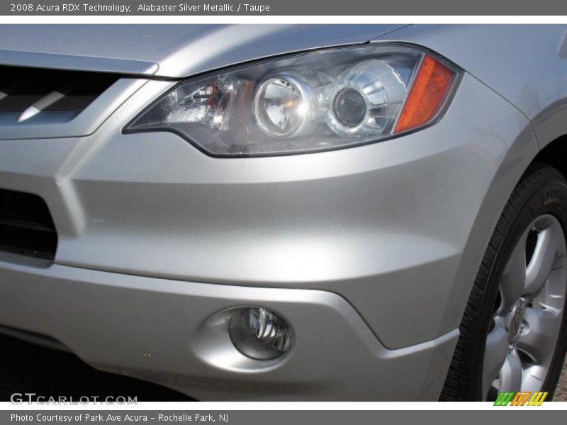 Alabaster Silver Metallic / Taupe 2008 Acura RDX Technology