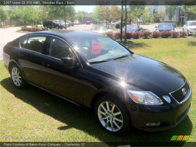 Obsidian Black / Black 2007 Lexus GS 350 AWD