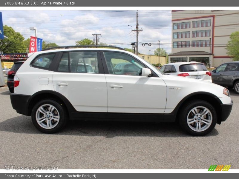 Alpine White / Black 2005 BMW X3 3.0i