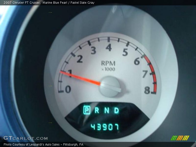 Marine Blue Pearl / Pastel Slate Gray 2007 Chrysler PT Cruiser