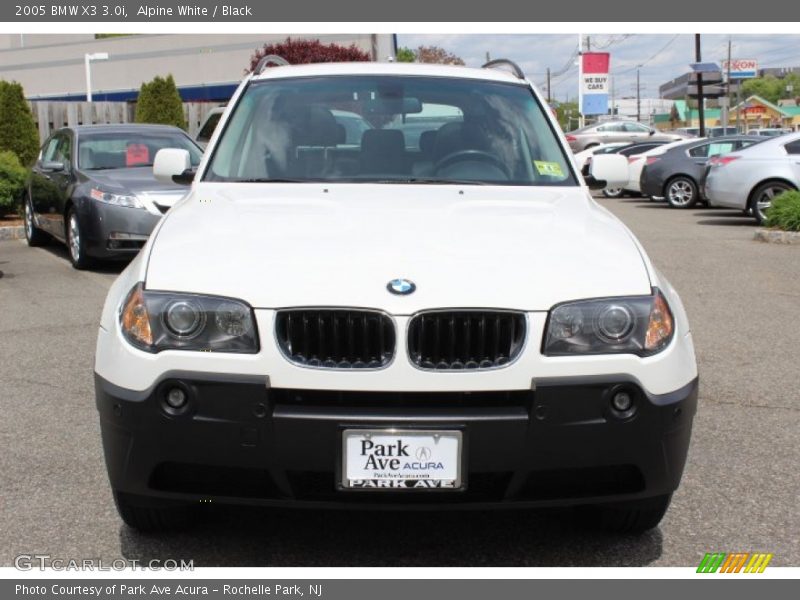 Alpine White / Black 2005 BMW X3 3.0i
