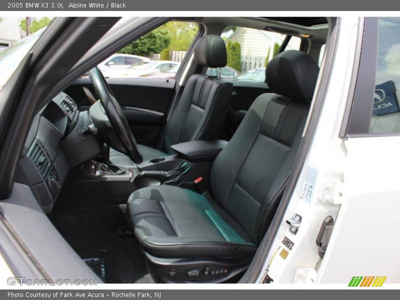 Alpine White / Black 2005 BMW X3 3.0i
