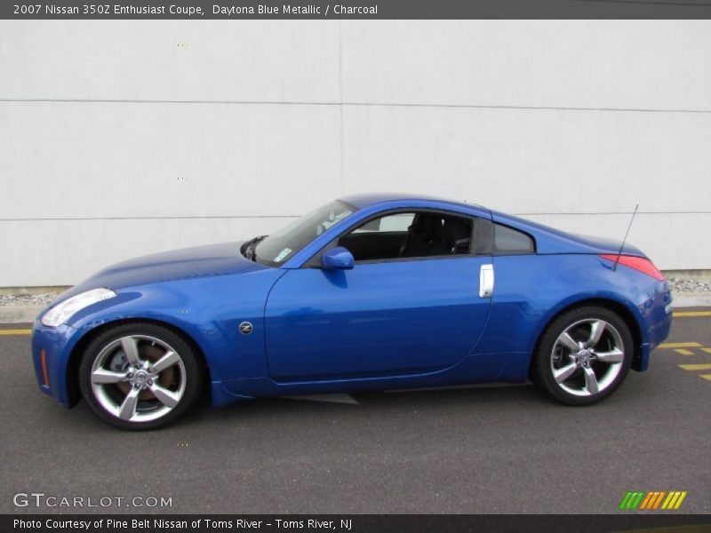 Daytona Blue Metallic / Charcoal 2007 Nissan 350Z Enthusiast Coupe