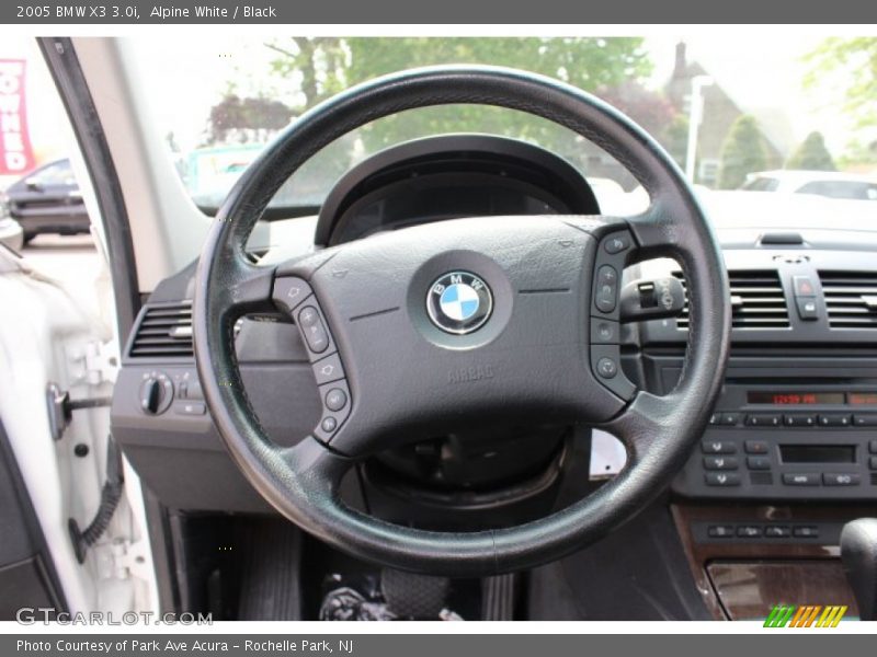 Alpine White / Black 2005 BMW X3 3.0i