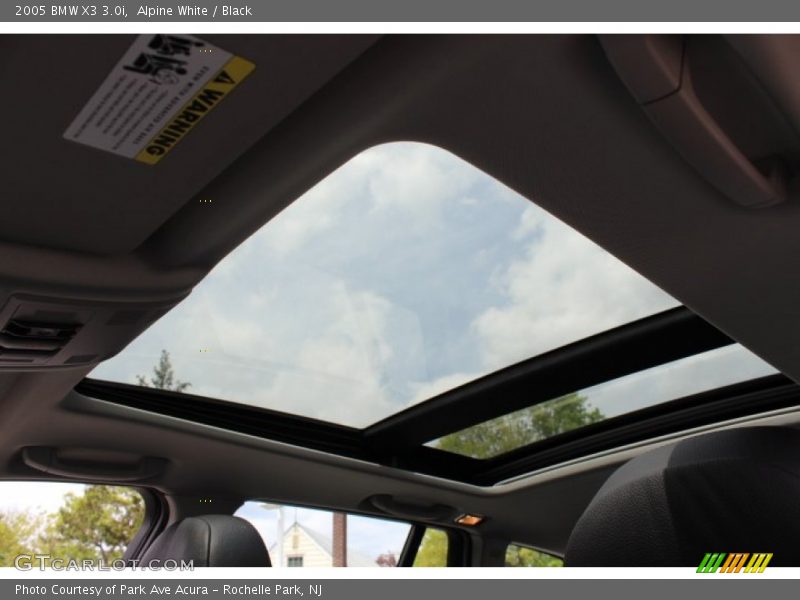 Alpine White / Black 2005 BMW X3 3.0i