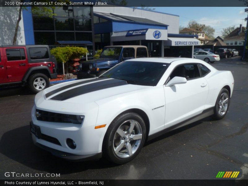 Summit White / Black 2010 Chevrolet Camaro LT Coupe