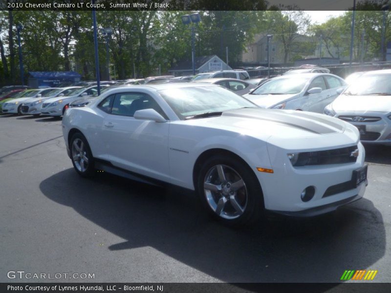 Summit White / Black 2010 Chevrolet Camaro LT Coupe