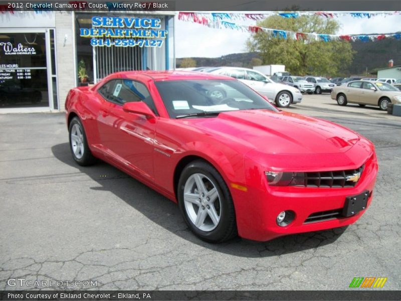 Victory Red / Black 2012 Chevrolet Camaro LT Coupe