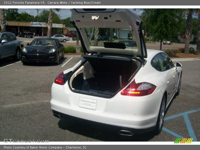 Carrara White / Yachting Blue/Cream 2012 Porsche Panamera V6