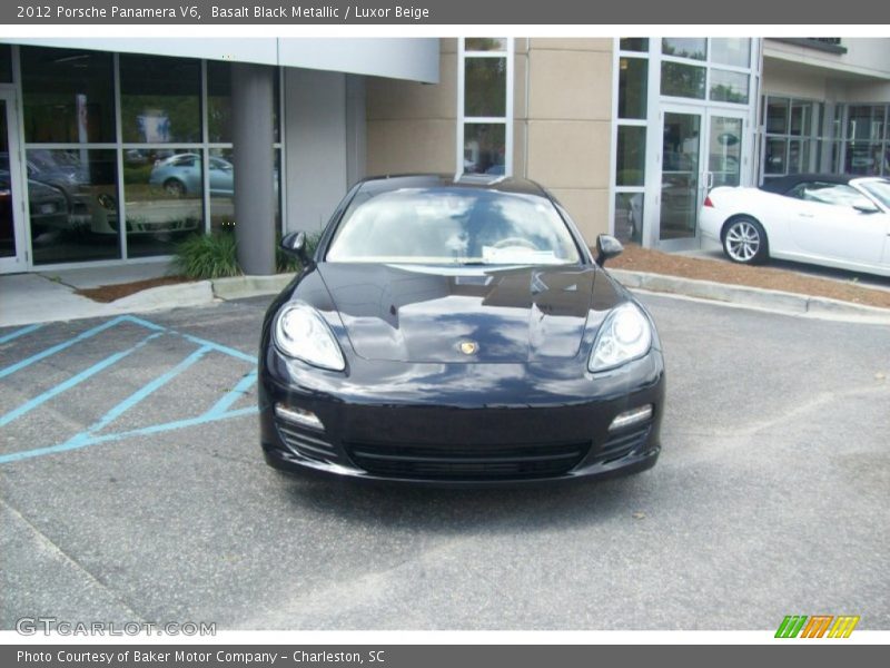 Basalt Black Metallic / Luxor Beige 2012 Porsche Panamera V6