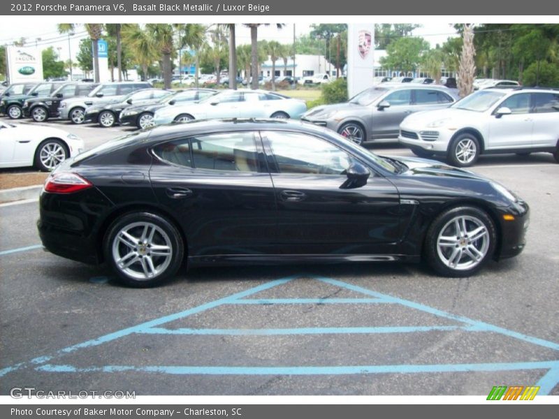 Basalt Black Metallic / Luxor Beige 2012 Porsche Panamera V6