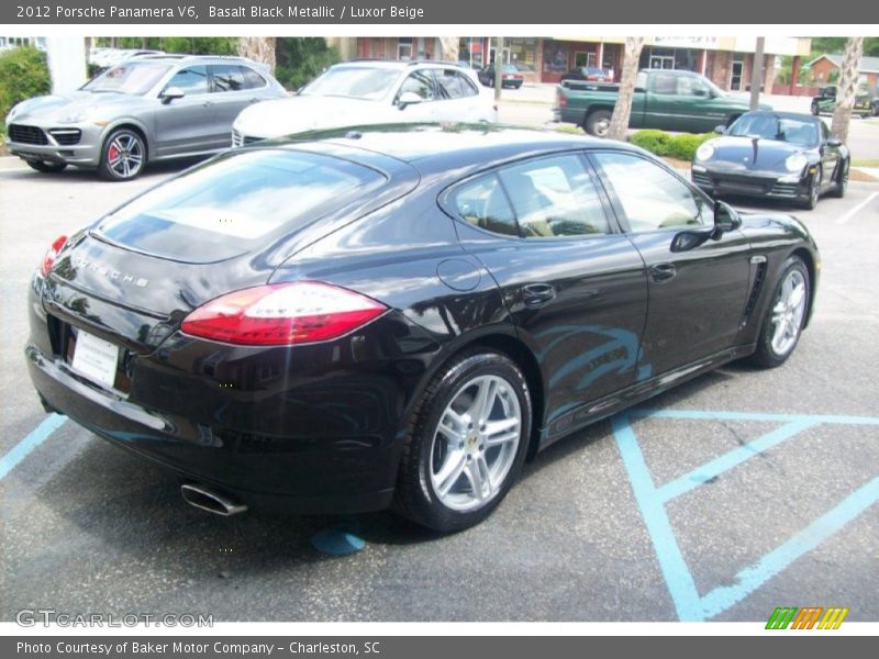 Basalt Black Metallic / Luxor Beige 2012 Porsche Panamera V6