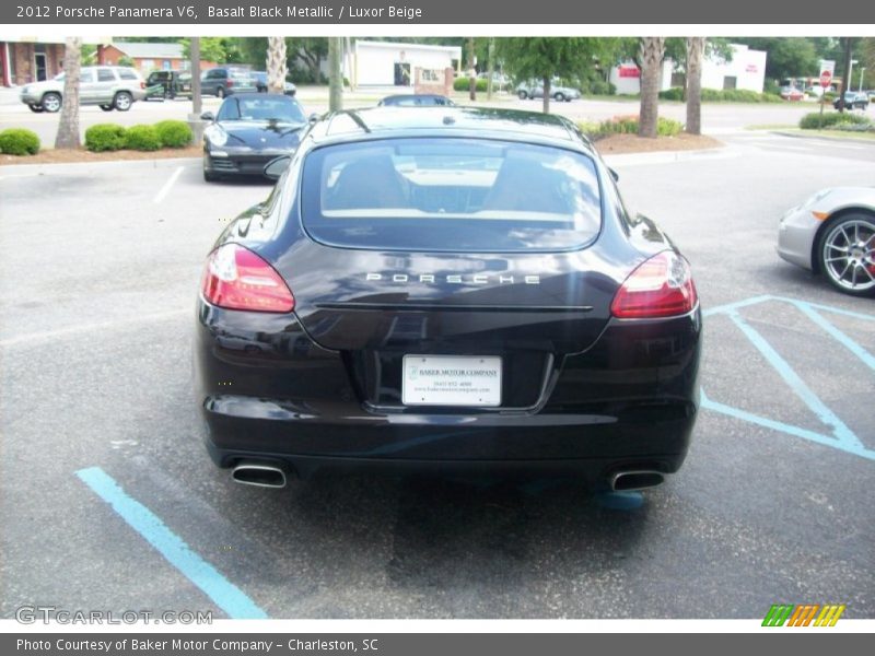 Basalt Black Metallic / Luxor Beige 2012 Porsche Panamera V6