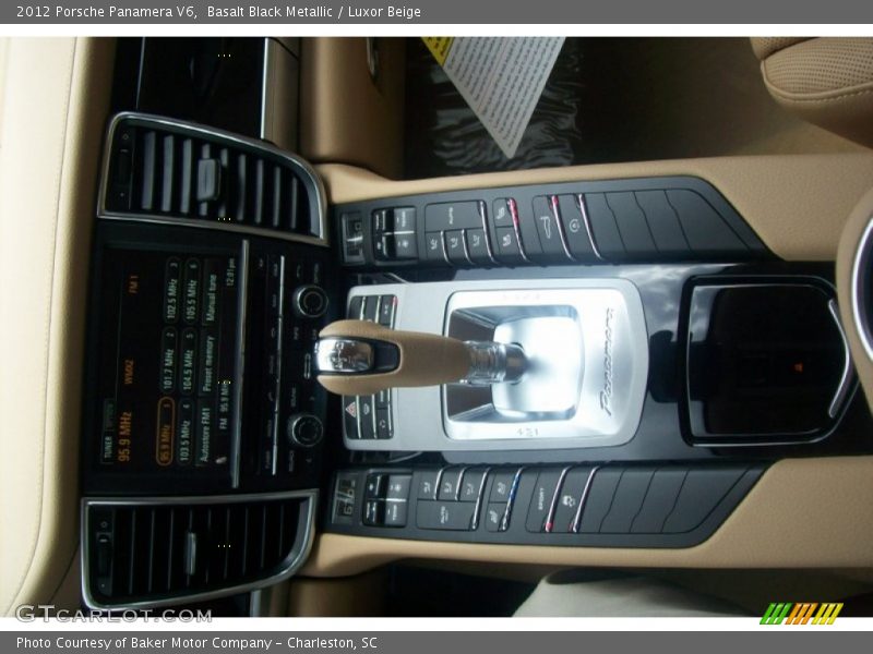 Basalt Black Metallic / Luxor Beige 2012 Porsche Panamera V6