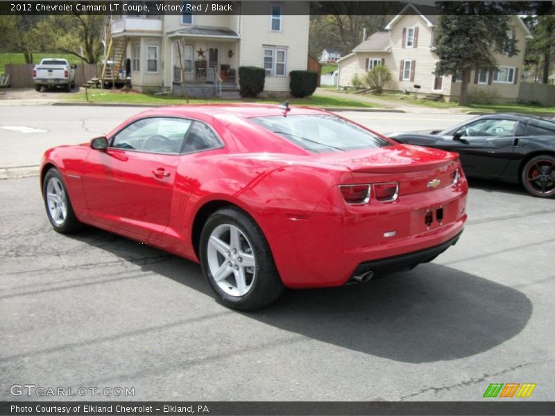 Victory Red / Black 2012 Chevrolet Camaro LT Coupe