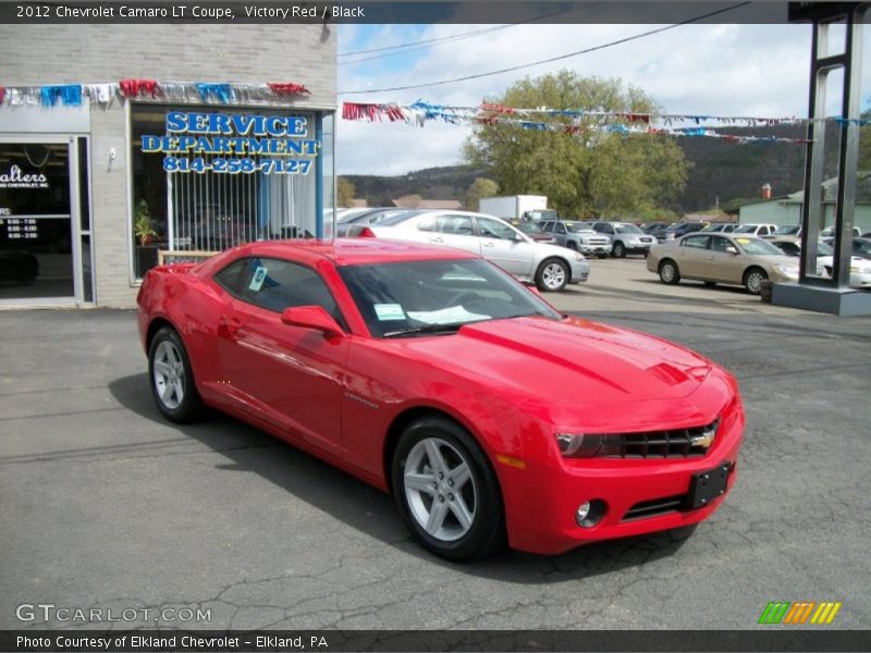 Victory Red / Black 2012 Chevrolet Camaro LT Coupe