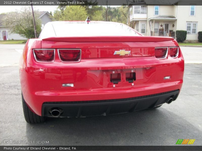 Victory Red / Black 2012 Chevrolet Camaro LT Coupe