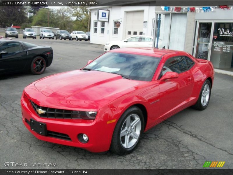 Victory Red / Black 2012 Chevrolet Camaro LT Coupe