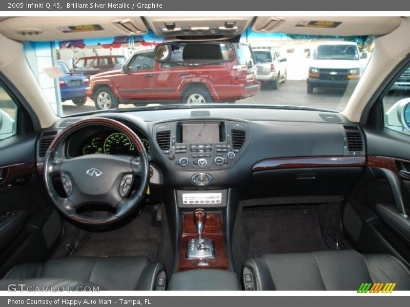 Brilliant Silver Metallic / Graphite 2005 Infiniti Q 45