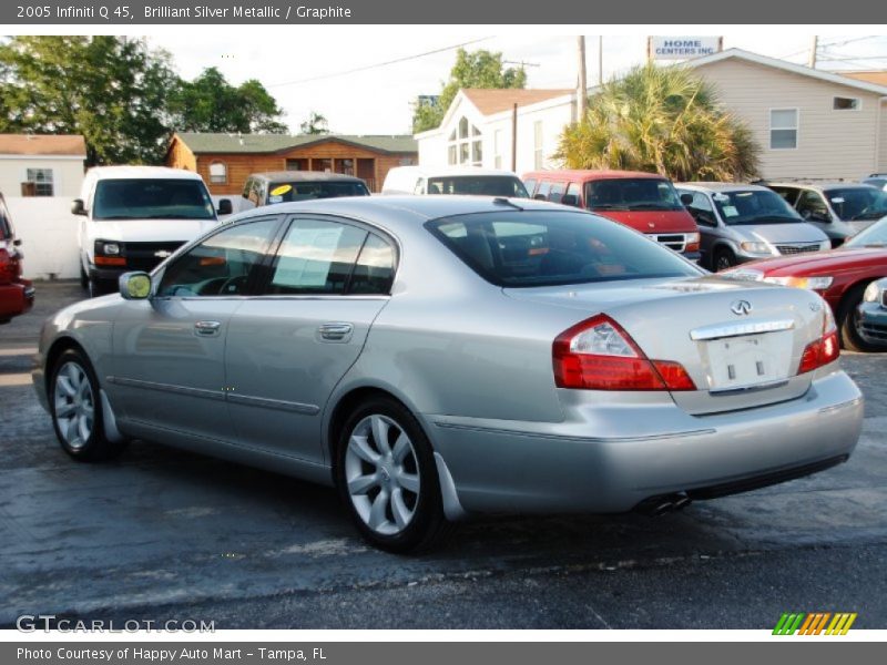 Brilliant Silver Metallic / Graphite 2005 Infiniti Q 45