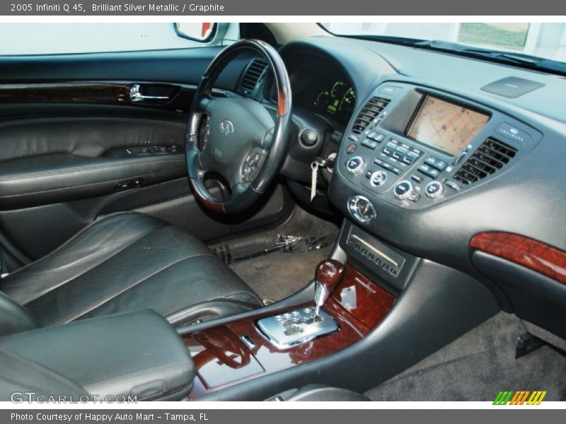 Brilliant Silver Metallic / Graphite 2005 Infiniti Q 45