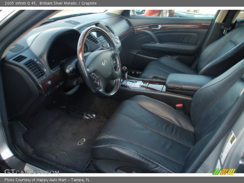 Brilliant Silver Metallic / Graphite 2005 Infiniti Q 45