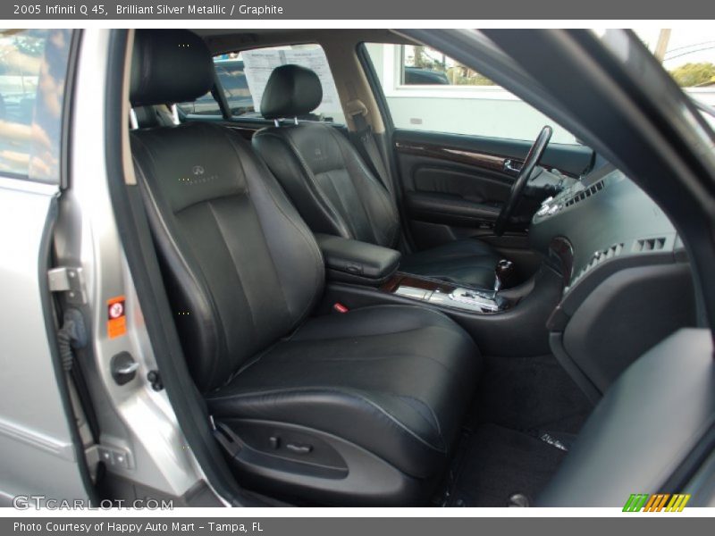 Brilliant Silver Metallic / Graphite 2005 Infiniti Q 45