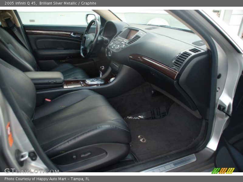 Brilliant Silver Metallic / Graphite 2005 Infiniti Q 45