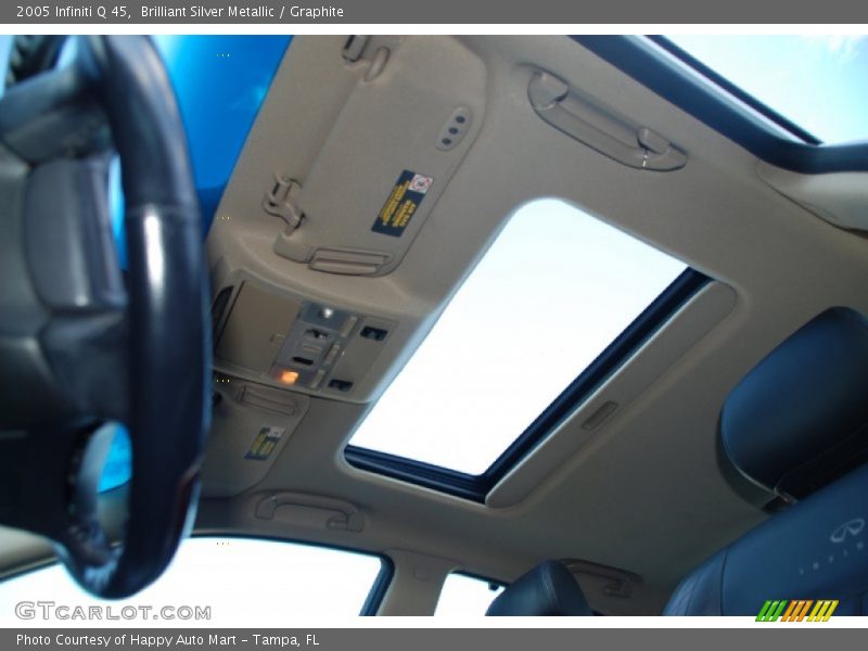Brilliant Silver Metallic / Graphite 2005 Infiniti Q 45