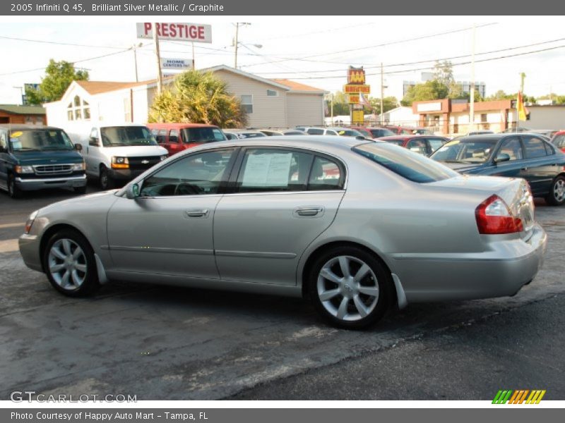 Brilliant Silver Metallic / Graphite 2005 Infiniti Q 45