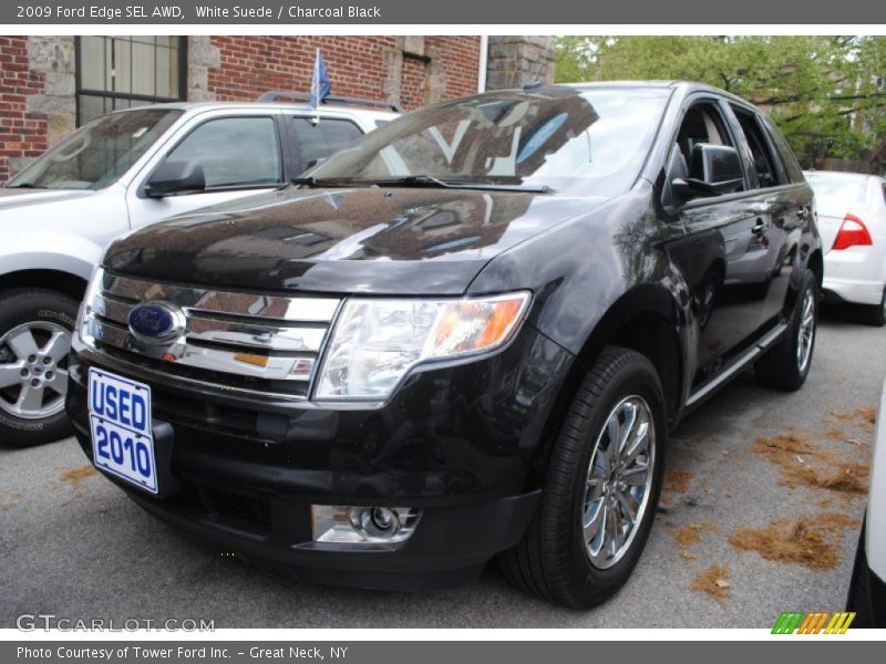 White Suede / Charcoal Black 2009 Ford Edge SEL AWD