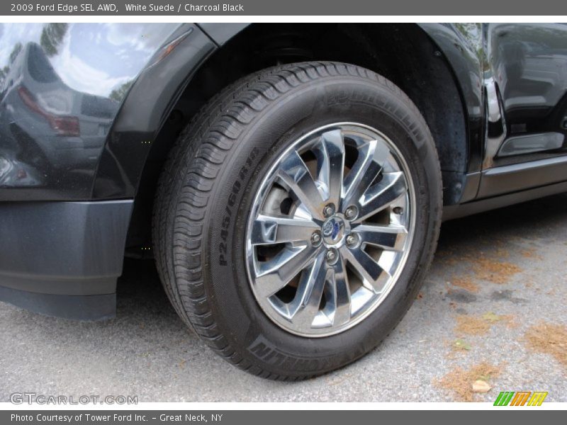 White Suede / Charcoal Black 2009 Ford Edge SEL AWD