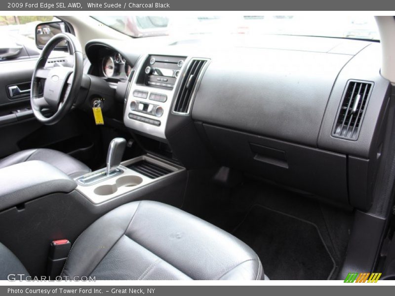 White Suede / Charcoal Black 2009 Ford Edge SEL AWD