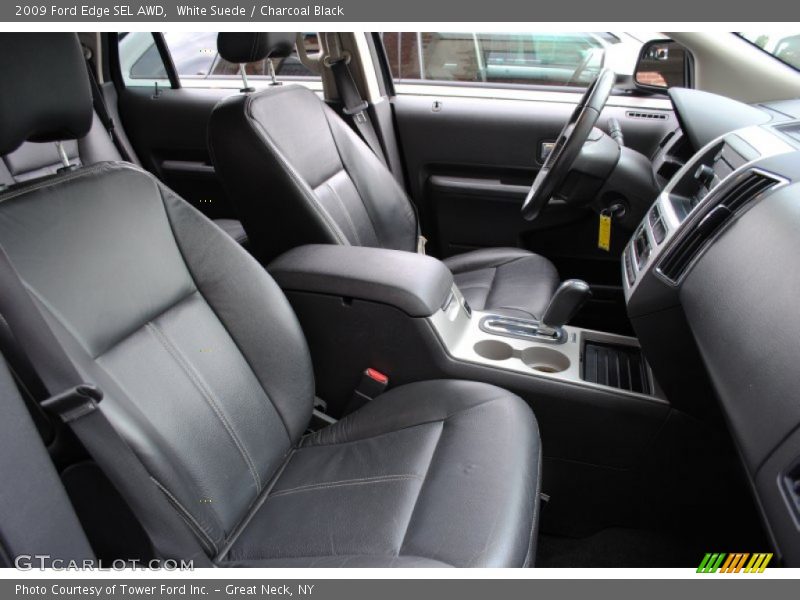 White Suede / Charcoal Black 2009 Ford Edge SEL AWD
