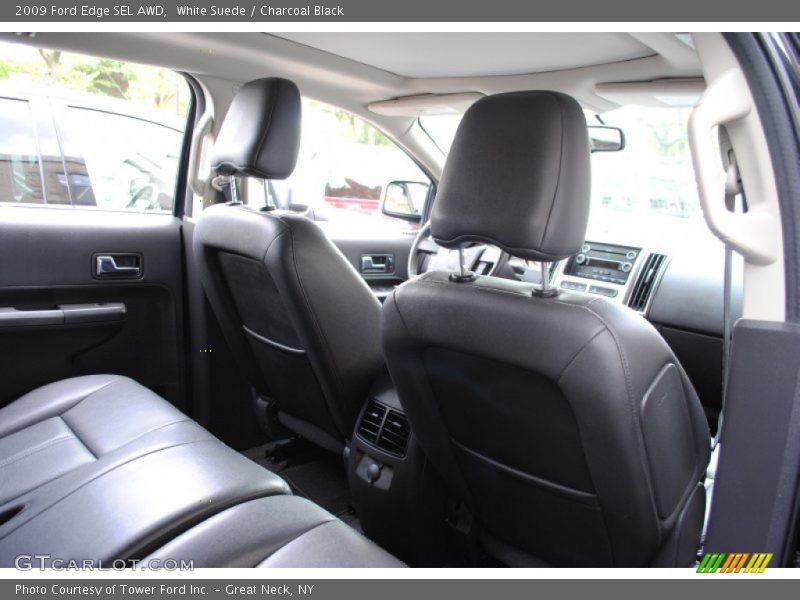 White Suede / Charcoal Black 2009 Ford Edge SEL AWD