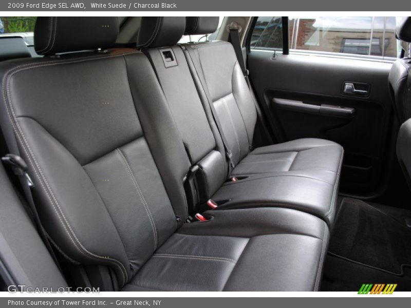 White Suede / Charcoal Black 2009 Ford Edge SEL AWD