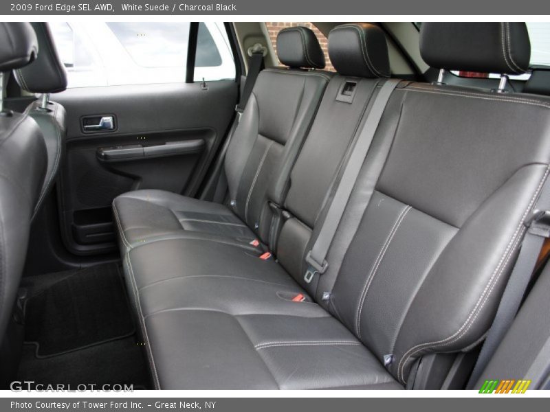 White Suede / Charcoal Black 2009 Ford Edge SEL AWD
