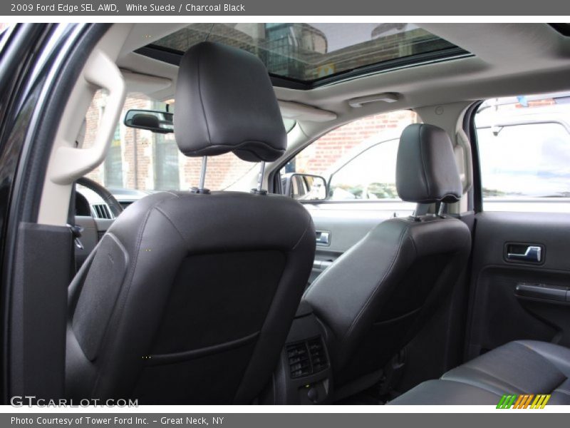 White Suede / Charcoal Black 2009 Ford Edge SEL AWD