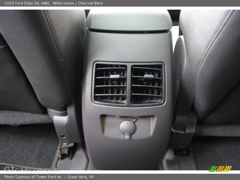 White Suede / Charcoal Black 2009 Ford Edge SEL AWD