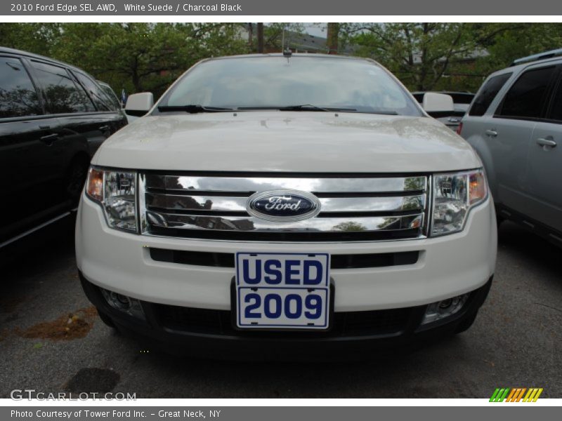 White Suede / Charcoal Black 2010 Ford Edge SEL AWD