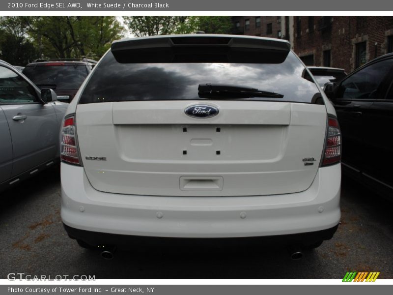 White Suede / Charcoal Black 2010 Ford Edge SEL AWD
