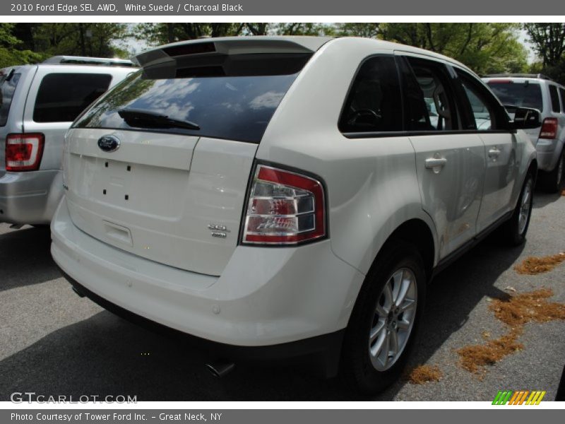 White Suede / Charcoal Black 2010 Ford Edge SEL AWD