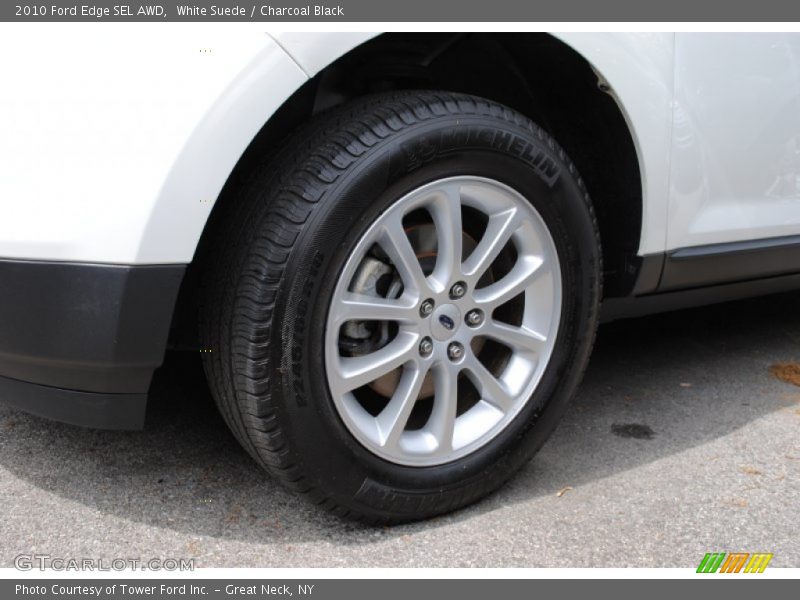 White Suede / Charcoal Black 2010 Ford Edge SEL AWD