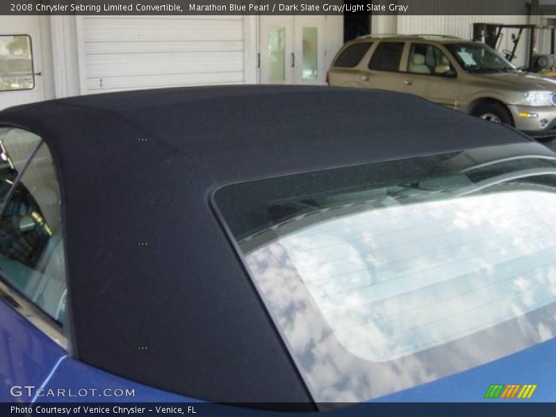Marathon Blue Pearl / Dark Slate Gray/Light Slate Gray 2008 Chrysler Sebring Limited Convertible