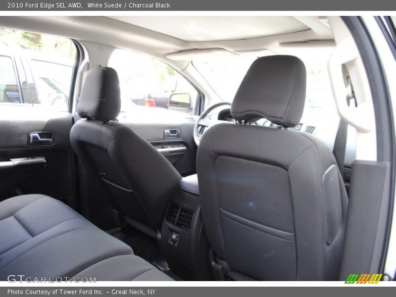 White Suede / Charcoal Black 2010 Ford Edge SEL AWD