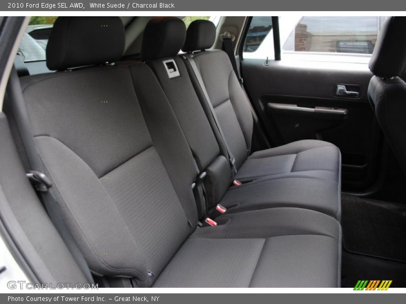 White Suede / Charcoal Black 2010 Ford Edge SEL AWD