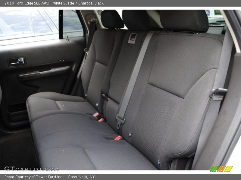 White Suede / Charcoal Black 2010 Ford Edge SEL AWD