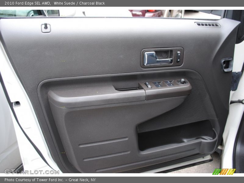 White Suede / Charcoal Black 2010 Ford Edge SEL AWD