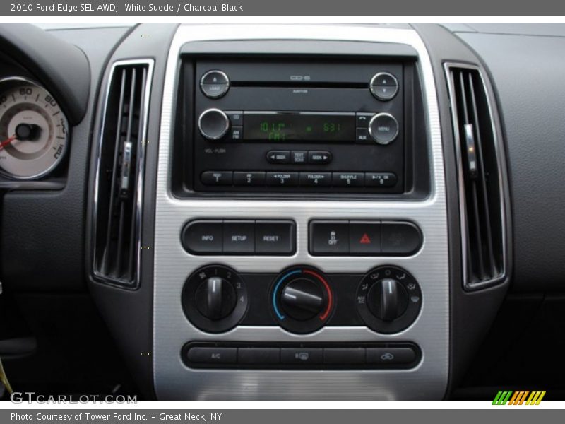 White Suede / Charcoal Black 2010 Ford Edge SEL AWD